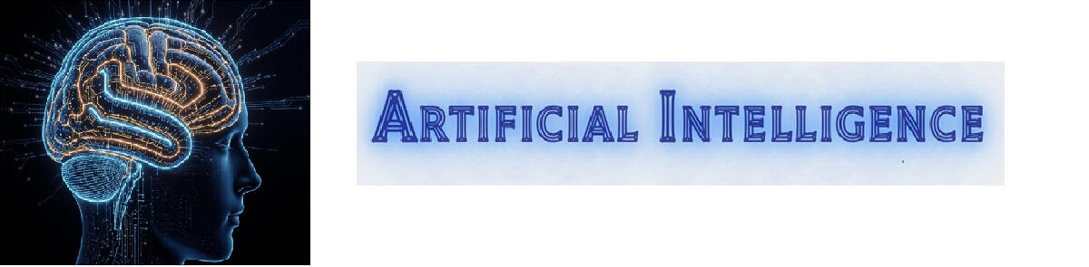 Female AI Head and text