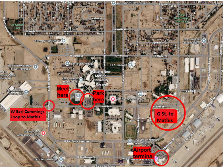 ENMU-R Campus Map
