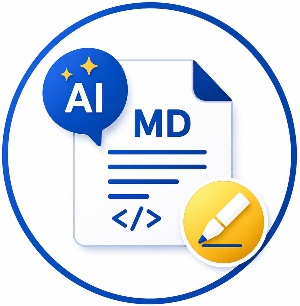 AI Markdown Icon